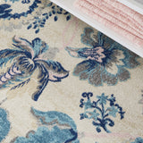 Nourison Home Tranquil TRA02, 5'3" x 7'3", Ivory/Light Blue