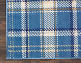 Nourison Grafix 2'3" x 7'6" Blue Rustic Indoor Rug