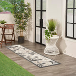 Nourison Aloha Beige 2' x 6' Area Rug Easy Clean, Non Shedding, Bed Room, Living Room, Dining Room, Kitchen (6' Runner)