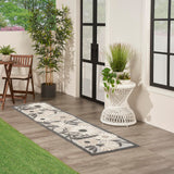 Nourison Aloha Beige 2' x 6' Area Rug Easy Clean, Non Shedding, Bed Room, Living Room, Dining Room, Kitchen (6' Runner)
