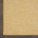 Nourison Positano Indoor/Outdoor Yellow 5' x 7' Area Rug, Easy Cleaning, Non Shedding, Bed Room, Living Room, Dining Room, Backyard, Deck, Patio (5x7)