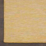 Nourison Positano Indoor/Outdoor Yellow 2'2" x 8' Area Rug, Easy Cleaning, Non Shedding, Bed Room, Living Room, Dining Room, Backyard, Deck, Patio (2x8)