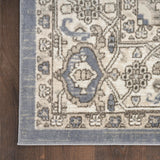 Nourison Concerto Blue 2'2" x 7'6" Area Rug Easy Clean, Non Shedding, Bed Room, Living Room, Dining Room, Kitchen (8' Runner)
