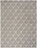 Nourison Aloha Indoor/Outdoor Charcoal 3'6" x 5'6" Area Rug, Easy Cleaning, Non Shedding, Bed Room, Living Room, Dining Room, Kitchen (4x6)