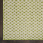 Nourison Courtyard Indoor/Outdoor Ivory Green 3' x 5' Area -Rug, Easy -Cleaning, Non Shedding, Bed Room, Living Room, Dining Room, Kitchen (3x5)