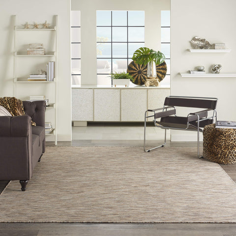 Nourison Positano Indoor/Outdoor Beige 2'2" x 12' Area Rug, Easy Cleaning, Non Shedding, Bed Room, Living Room, Dining Room, Backyard, Deck, Patio (2x12)