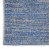 Nourison Essentials 2'2" x 10' Blue/Grey Outdoor Indoor/Outdoor Rug