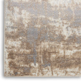 Nourison Elation Abstract Grey Ivory 4' x 6' Area Rug, Easy-Cleaning, Non-Shedding, Bed Room, Living Room, Dining Room, Kitchen (4x6)