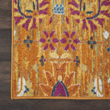 Nourison Passion Sunburst 2'2" x 10' Area -Rug, Boho, Moroccan, Bed Room, Living Room, Dining Room, Kitchen, Easy -Cleaning, Non Shedding, (10' Runner)