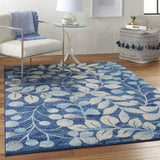 Nourison Home Tranquil TRA03, 6' x 9', Navy