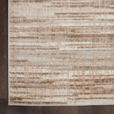 Nourison Elation Abstract Ivory Grey 2'2' x 20' Area -Rug, Easy -Cleaning, Non Shedding, Bed Room, Living Room, Dining Room, Kitchen (2x20)