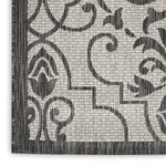 Nourison Garden Party Ivory/Charcoal 2' x 4' Area Rug, 2'2" x 3'9"