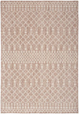Nourison Positano Indoor/Outdoor Beige 5' x 7' Area Rug, Easy Cleaning, Non Shedding, Bed Room, Living Room, Dining Room, Deck, Backyard, Patio (5x7)