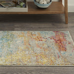 Nourison Celestial Modern Abstract Sealife 3' x 5' Area-Rug, Easy-Cleaning, Non Shedding, Bed Room, Living Room, Dining Room, Kitchen (3x5)