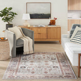 Nourison Vintage Home Bohemian Ivory 5' x 7' Area -Rug, Easy -Cleaning, Non Shedding, Bed Room, Living Room, Dining Room, Backyard, Deck, Patio (5x7)