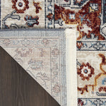 Nourison Geneva Multicolor 2'2" x 3'9" Area Rug, Vintage, French Country, Easy Cleaning, Non Shedding, Bed Room, Living Room, Dining Room, Kitchen, (2' x 4')