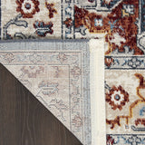 Nourison Geneva Multicolor 2'2" x 3'9" Area Rug, Vintage, French Country, Easy Cleaning, Non Shedding, Bed Room, Living Room, Dining Room, Kitchen, (2' x 4')