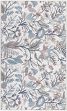 Nourison Washables Floral Ivory Multicolor 3' x 5' Area Rug, Easy Cleaning, Non Shedding, Bed Room, Living Room, Dining Room, Kitchen (3x5)