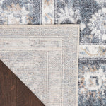 Nourison Astra Machine Washable Dark Blue 2'2" x 8' Area Rug Easy Clean, Non Shedding, Bed Room, Living Room, Dining Room, Kitchen (8' Runner)