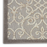 Nourison Aloha Indoor/Outdoor Natural 2'3" x 8' Area Rug, Transitional, French Country, Easy Cleaning, Non Shedding, Bed Room, Kitchen, Living Room, Deck, Backyard, (8' x Runner)