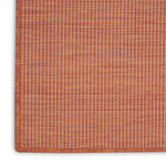 Nourison Positano Indoor/Outdoor Terracotta 2'2" x 10' Area Rug, Easy Cleaning, Non Shedding, Bed Room, Living Room, Dining Room, Backyard, Deck, Patio (2x10)