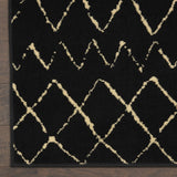 Nourison Grafix Tribal Black 4' x 6' Area Rug, 3'9" x 5'9"
