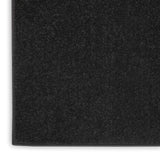 Nourison Essentials 4' x 6' Black Outdoor Indoor/Outdoor Rug