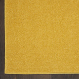 Nourison Essentials Indoor/Outdoor Yellow 5' x 7' Area Rug, Easy Cleaning, Non Shedding, Bed Room, Living Room, Dining Room, Backyard, Deck, Patio (5x7)