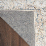 Nourison Astra Machine Washable Bohemian Silver Grey 5'3" x 7' Area Rug, Easy Clean, Non Shedding, Bed Room, Living Room, Dining Room, Kitchen (5x7)