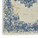 Nourison Grafix 2'3" x 12' White Transitional Indoor Rug