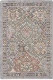 Nourison Parisa Bohemian Grey/Multi 2' x 3' Area -Rug, Easy -Cleaning, Non Shedding, Bed Room, Living Room, Dining Room, Kitchen (2x3)