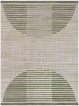 Nourison Astra Machine Washable Ivory Olive 5'3" x 7' Area Rug Easy Clean, Non Shedding, Bed Room, Living Room, Dining Room, Kitchen (5' x 7')