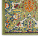 Nourison Allur Traditional Sage Ivory 2' x 3' Area -Rug, Easy -Cleaning, Non Shedding, Bed Room, Living Room, Dining Room, Kitchen (2x3)" }