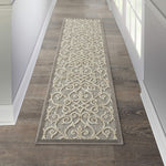 Nourison Aloha Indoor/Outdoor Natural 2'3" x 8' Area Rug, Transitional, French Country, Easy Cleaning, Non Shedding, Bed Room, Kitchen, Living Room, Deck, Backyard, (8' x Runner)
