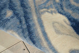 Nourison 2'3" x 8' Somerset Light Blue Runner Rug