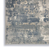 Nourison Concerto Abstract Grey/Beige 3'9" x 5'9" Area -Rug, Easy -Cleaning, Non Shedding, Bed Room, Living Room, Dining Room, Kitchen (4x6)