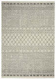 Nourison Passion Bohemian Ivory/Grey 5'3" x 7'3" Area -rug, Easy -cleaning, Non Shedding, Bed Room, Living Room, Dining Room, Kitchen (5x7)