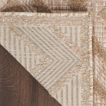 Nourison Versatile Outdoor Natural Beige 2' x 4' Area Rug, Easy Cleaning, Non Shedding, Bed Room, Living Room, Dining Room, Deck, Backyard, Patio (2x4)