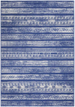 Nourison Whimsicle Tribal Navy Ivory 4' x 6' Area Rug, Easy Cleaning, Non Shedding, Bed Room, Living Room, Dining Room, Kitchen (4x6)