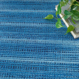 Nourison Vintage Home Modern Blue 6' x 9' Area -Rug, Easy -Cleaning, Non Shedding, Bed Room, Living Room, Dining Room, Backyard, Deck, Patio (6x9)
