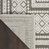 Nourison Calobra Modern Light Grey 4' x 6' Area -Rug, Easy -Cleaning, Non Shedding, Bed Room, Living Room, Dining Room, Kitchen (4x6)