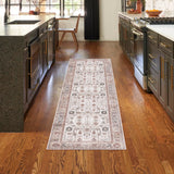 Nourison Vintage Home Bohemian Ivory 2'2" x 7'6 Area Rug, Easy Clean, Non Shedding, Bed Room, Living Room, Dining Room, Backyard, Deck, Patio (2x8)