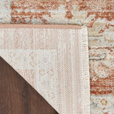 Nourison Traditional Home Traditional Terracotta 2'3" x 8' Area -Rug, Easy -Cleaning, Non Shedding, Bed Room, Living Room, Dining Room, Kitchen (2x8)