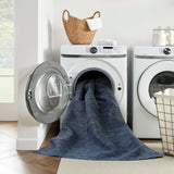 Nourison Practical Solutions Outdoor Navy Blue 3' x 5' Area Rug, Easy Cleaning, Non Shedding, Bed Room, Living Room, Dining Room, Deck, Backyard, Patio (3x5)