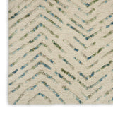 Nourison Vail Modern Iv/Green 8'3' x 11'6' Area -Rug, Easy -Cleaning, Non Shedding, Bed Room, Living Room, Dining Room, Kitchen (8x12)