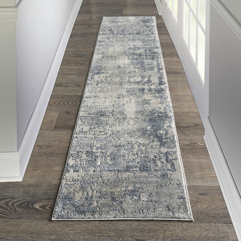 Nourison Concerto 2'2" x 7'6" Grey/Beige Modern Indoor Rug