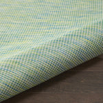Nourison Positano 4' x 6' Blue Green Fabric Modern Area Rug (4' x 6')
