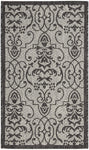 Nourison Garden Party Ivory/Charcoal 2' x 4' Area Rug, 2'2" x 3'9"