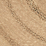 Nourison Natural Seagrass Indoor/Outdoor Natural 3' x Round Area Rug, Easy Cleaning, Non Shedding, Bed Room, Living Room, Dining Room, Backyard, Deck, Patio (3 Round)