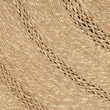 Nourison Natural Seagrass Indoor/Outdoor Natural 3' x Round Area Rug, Easy Cleaning, Non Shedding, Bed Room, Living Room, Dining Room, Backyard, Deck, Patio (3 Round)
